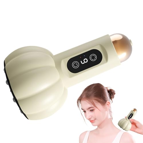 Dopsyesn Dispositivo de Ventosas - Kit de Masajeador Eléctrico Ergonómico,Masajeador Ergonómico con Función Recuperadora para Cuello Espalda Abdomen Piernas Glúteos
