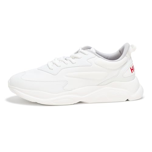 Image of Hugo Men's Running Style Sneakers with Thick Rubber Sole