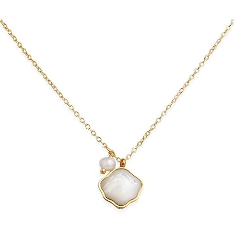 BXDA Gold Seashell Pendant Necklace Cover