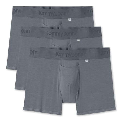 Image of Tommy John Men's Trunk 4 inch Underwear - Hammock Pouch for Enhanced Support - Second Skin Fabric for Barely-there Comfort