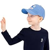 CINKCO Mailman Hat Mr. Postman Costume Blue Baseball Cap Postman Dress Up for Kids