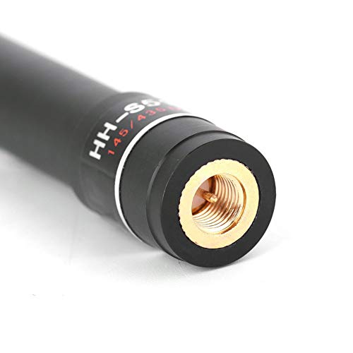 HH-S518 + SMA-Macho Antena curta para rádio em dois sentidos, 2dBi Antena de rádio em dois sentidos