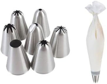 Lakeland Professional Piping Nozzles & Reusable Bag Gift Set - 7 Pieces