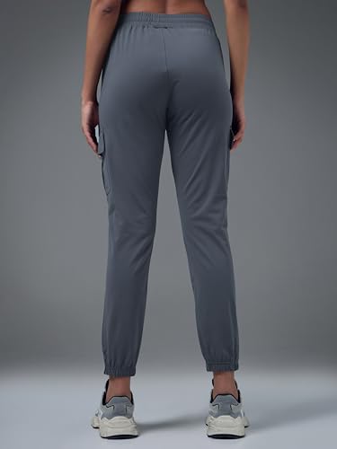 Image of Women's Polyester Regular Fit 4 Pocket Solid Cargo with SPF50+, 2 Way Stretch, UV Protection for Activewear, Regular Use