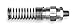 Tramec Sloan Male Connector Fitting, 3/8-18, Brass