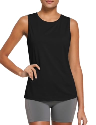 Image of baleaf Women's Workout Tank Tops Sleeveless Quick Dry Running Shirts Lightweight Loose Fit for Yoga Athletic Gym