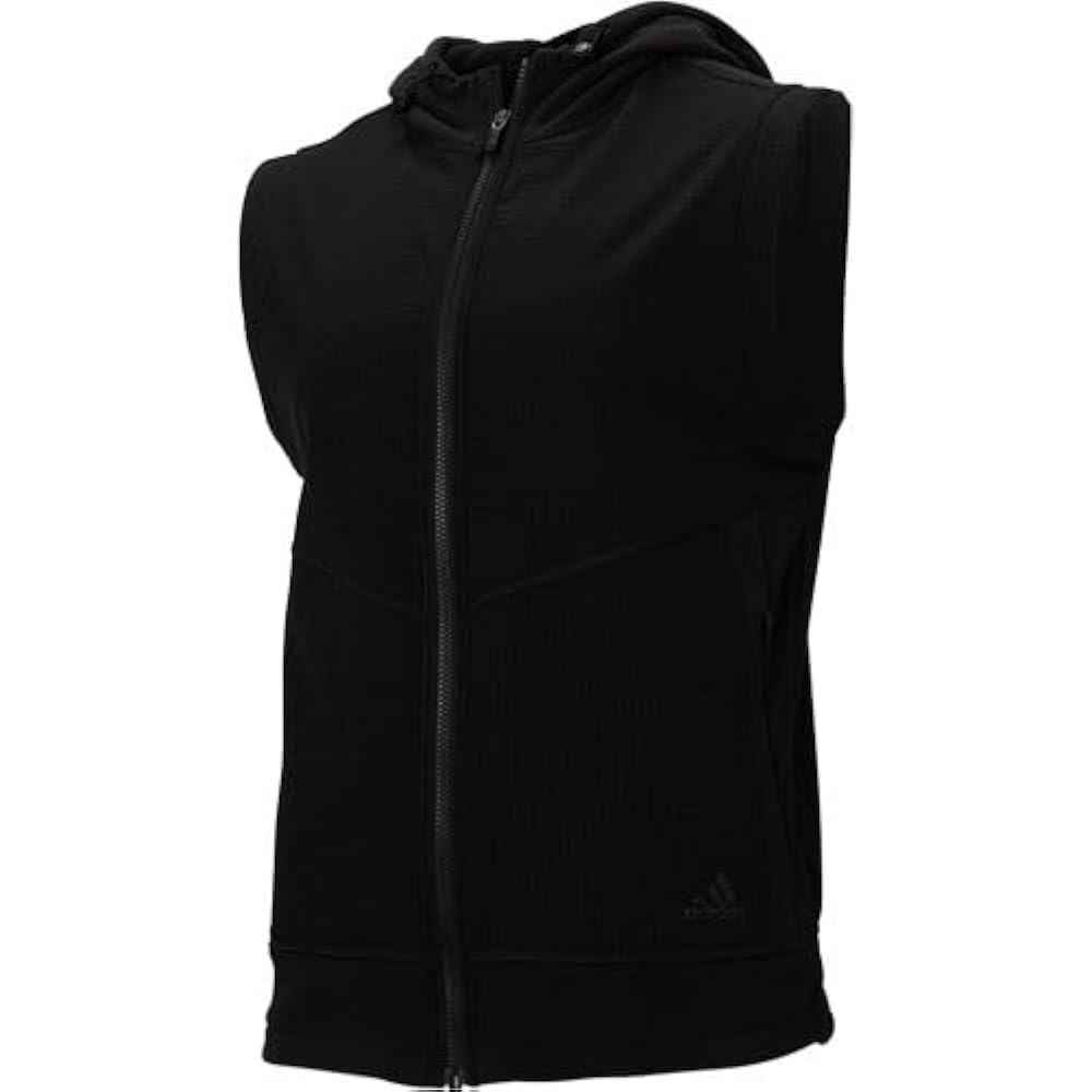 ☆新品☆ 8yards Men’s BIG HOODIE VEST adidas Men's Hoodie Vest, Black, 2X-Large at Amazon Men's