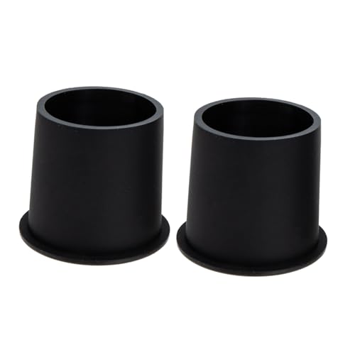 BCOATH 2 Pièces Kit Bouchons de Trou pour Parasol de Table Silicone Noir Résistant Chaleur Abrasion Accessoire de Fixation Anti-Vent pour Parasols de Patio Extérieur