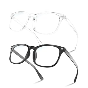 NZKNP Blaulicht-Brille Schwarz/Klar