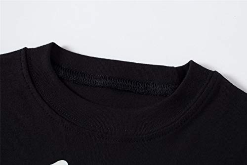 Toddler Boys Halloween Pajamas Skeleton Glow-in-The-Dark Long Sleeve Pjs Halloween Sleepwear for Kids Age 2-7T3