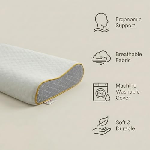 Image of Neck Pillow (Knitted Fabric, Contour Small (Pack of 1))