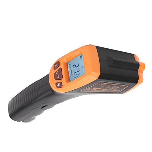 Temperature Measuring Infrared GM320S with LCD Display, Used for Measuring Temperature of hot Objects (Orange)