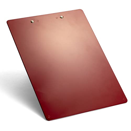 Officemate Recycled Plastic Clipboard, Letter Size, Red, Pack Of 6 (83083) #TOP5