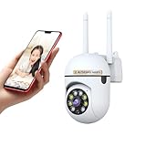 Youyidesi 300万画素ネットワークWi-Fiカメラ ペットカメラ フルHD 屋内カメラ 夜間撮影 防犯カメラ 監視カメラ 双方向通話