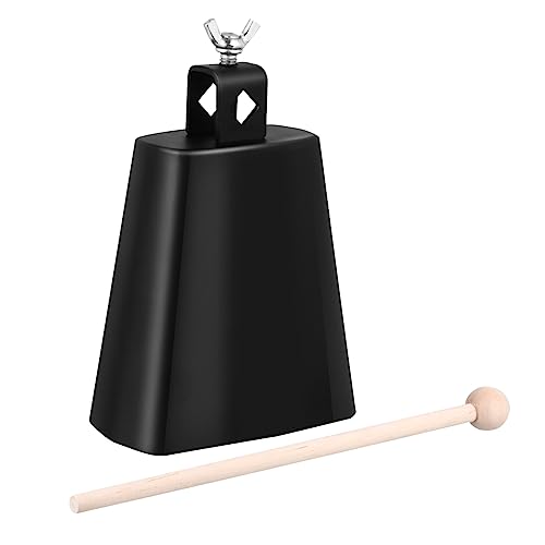 CIYODO High-pitched Metal Cowbell Striker Versatile Musical Instrument Easy to Mount on Any Surface