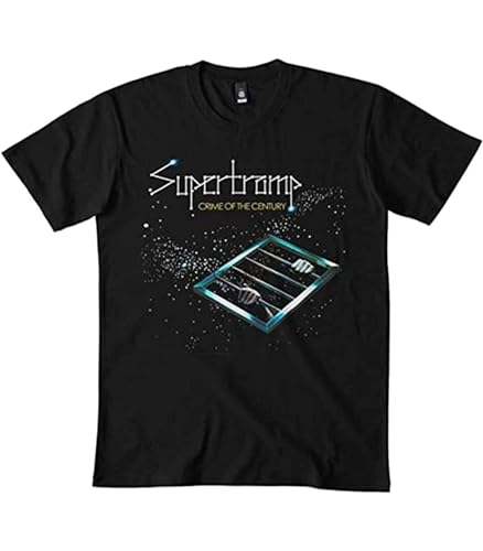 Photo de GOLDROAST Supertramp Crime of The Century Mens Unisex 100% Cotton Short-Sleeve T-Shirts Black XXL