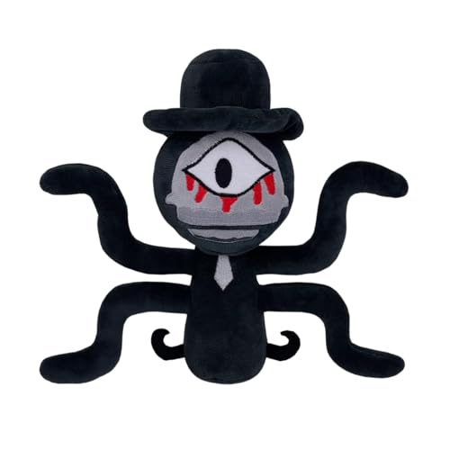 Image of Black Hat Single Eye Sprunki Plush Toys