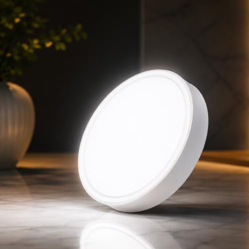 Image of Instapower Polycarbonate Surface Ceiling Light Ultra Slim Round LED Downlight 2-Year Warranty (Cool White-8W)