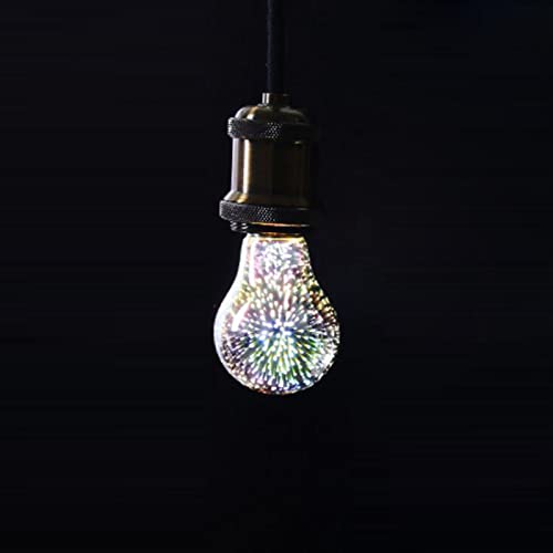 Feux d'artifice 3D A60 ampoules LED colorées à basse consommation pour guirlande