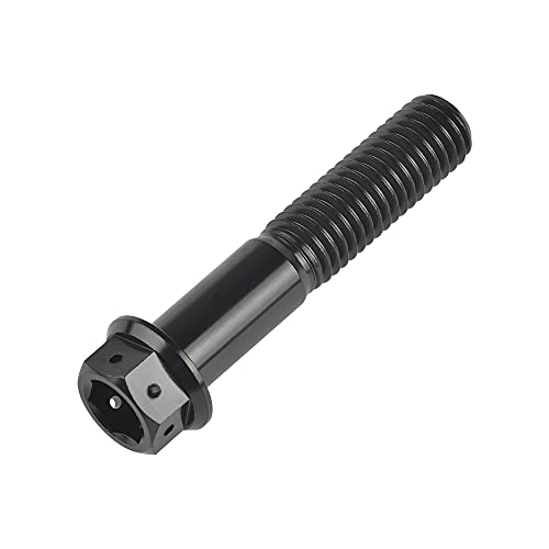 Tornillos de cabeza hexagonal de titanio M10 de alta resistencia negra 4