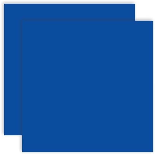 WOWOCUT Royal Blue - Hojas de tinta de transferencia infusible, papel infusible de transferencia de calor, paquete de 2 paquetes, hoja de