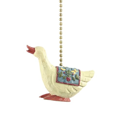 Image of Clementine Design Country Goose Ceiling Fan Pull Chain Light Decorative Extension