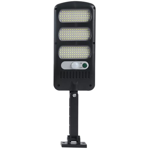 Farola solar 213 LED para alumbrado público exterior con sensor de movimiento resistente al agua