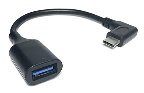 Access 【 左右L型 】 OTG ケーブル Type C USB 3.0-USB A変換ケーブル 15cm オス-メス EC95