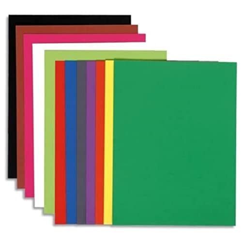 Exacompta 150001E Okładka na dokumenty FLASH 80g w 100% z recyklingu - A4 - 22x31cm - teczka na dokumenty - 100 sztuk - różne kolory