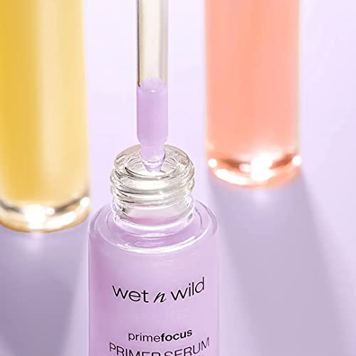 Wet n Wild Prime Focus Pore Minimizing Facial Serum Primer Makeup Extending | Reduces Pores | Improves Skin Texture | Exfoliates | Retinol Alternative, Hydrating (Pack of 2)