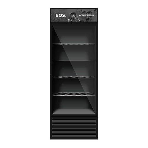 Refrigerador Expositor Vertical Eos 295 Litros Eco Gelo All Black Eev300p2