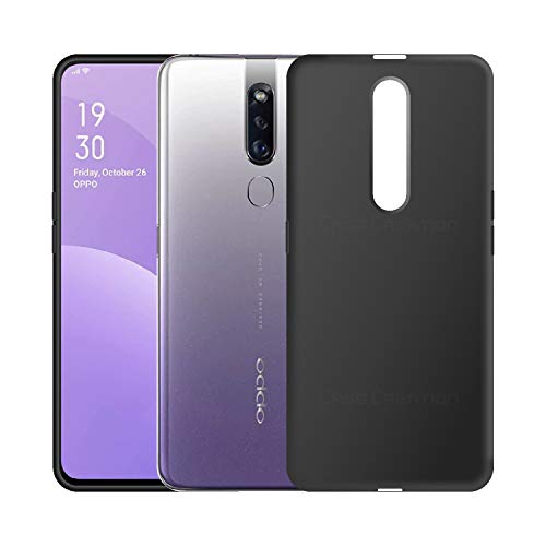 Image of Case Creation Luxurious OG Series for Oppo F11 Pro Case Cover,Anti-Dirty Slim Case Frosted Matte Cute Candy TPU Raised Bezel (Splash of Color) Back Cover for Oppo F11 Pro -Black