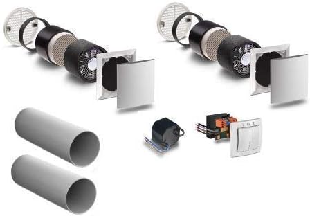 Взорвался view of Lunos e² ventilation unit components and accessories