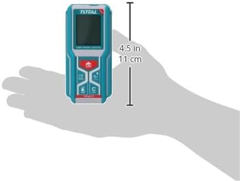 lateral view of TOTAL Laser Distance Detector TMT56016 with dimensions