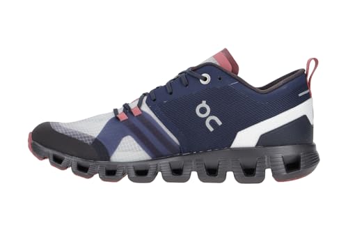 Image of On Womens Cloud X Shift Textile Synthetic Ink Cherry Trainers 10.5 US