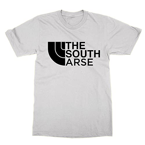 T-shirt The South Arse blanc fini les cols détendus avec cette coupe taille L durable