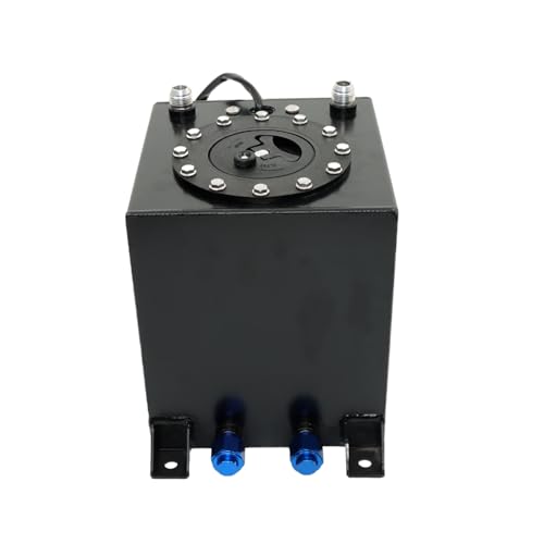 labwork Aluminum Fuel Tank Black 2.5 Gallon Drifting Fuel Cell Gas Tank+Level Sender Coated Aluminum Racing