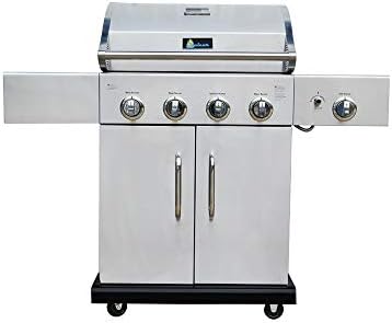 Churrasqueira a Gás com Carrinho em Inox Chaleur Devon com 4 Quei...