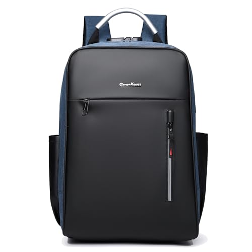 Male and female waterproof lightweight backpack, suitable for daily travel and leisure use, campus student backpack (Blue, Medium)