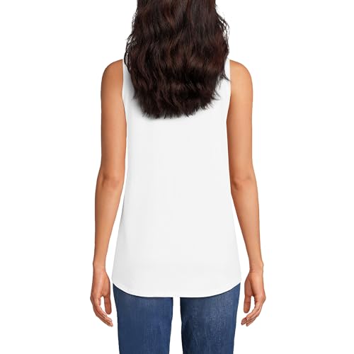 Lands' End Women's American-Grown Supima Cotton Tunic Tank Top2
