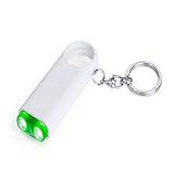 Acabado bicolor BigBuy Accessories 144637, Llavero Linterna Unisex-Adult, Verde, Talla Única