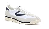 TRETORN Women's Rawlins Sneakers Lace-Up Casual Tennis Shoes with Classic Vintage Style, Navy,white, 10