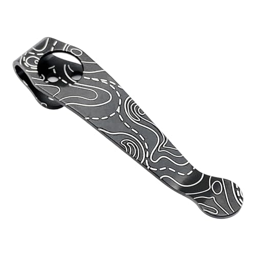 Metal Alloy Cutter Back Clip 3 Hole Folding Cutter Pocket Clip Deeply Carry Pocket Clips Light Weight Waist Back Clamp