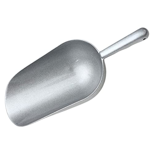 Gatuida 1 Pieza pala de comida fruta seca cucharón hielo Scoopers para la comida harina cucharadas de comida recogedores de comida para cocina gubia Saca de comida Aleación de zinc Plata