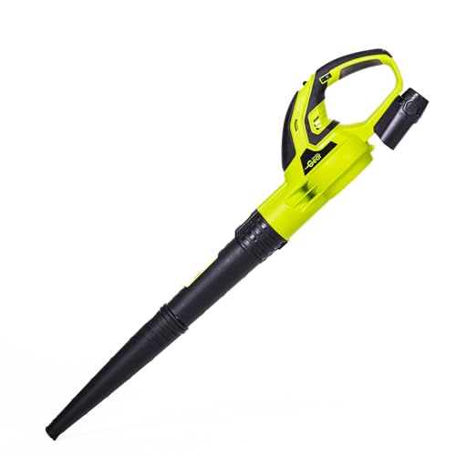 Garden Gear 12V Cordless Leaf Blower 2000mAh Battery & Charger 12000RPM 220km/h Blowing Speed Lightweight 1.4kg Quick Charge (Leaf Blower)