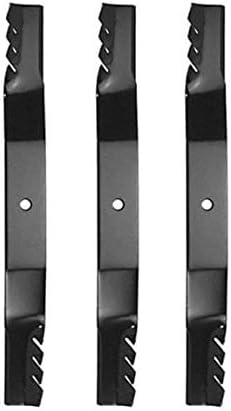 (New) (3) Mulching Mower Blades for Grasshopper 52" Cut 320239 Woods 70104 70117 fits 70104KT, 70117KT, 72505KT, 72896KT, 72897KT, 72904KT