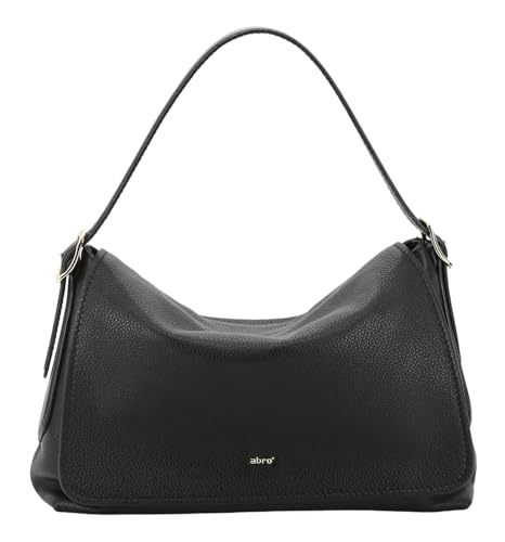 Sac à épaule bandoulière ABRO cuir noir Agave chic et spacieux