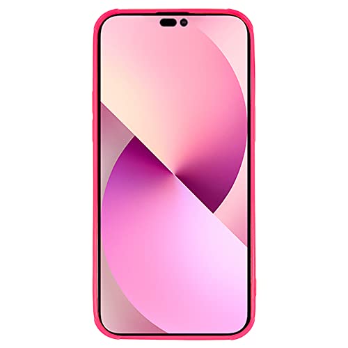 DMaos iPhone 14 Pro Case for Women 3D Pop Bubble Heart Kawaii Gel Cover, Cute Girly for iPhone14 Pro 6.1 inch - Hot Pink - Image 3