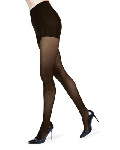 Image of MeMoi Semi-Opaque Tights, Comfortable and Lightweight Control Top Tights, 40 Deneir - Sizes Small to Q2