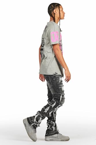 Men's Vasco Stacked Flare Jean3